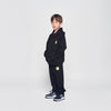 KIDS BOX BASIC LOGO JOGGER PANTS BLACK