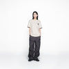 BOX BASIC LOGO SHORT SLEEVE T-SHIRT ESSENTIAL BEIGE