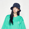 DIAMOND WASHING BUCKET HAT NAVY