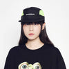 THREE TONE CAMP CAP BLACK