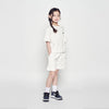 KIDS BLADE LOGO SHORT PANTS CREAM