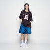 DRAWING BEAR SHORT SLEEVE T-SHIRT DARK BROWN