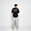 OUTLINE SCRIPT LOGO SHORT SLEEVE T-SHIRT BLACK