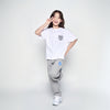KIDS MIX TYPE GRAPHICS SHORT SLEEVE T-SHIRT WHITE