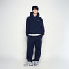 BORDER LINE BASIC LOGO HOODIE DARK NAVY
