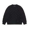 LEATHER WAPPEN OVERSIZE KNIT BLACK