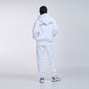 OUTLINE PRINTING LOGO TRAINING PANTS WHITE
