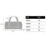 BASIC LOGO RIPSTOP TWO-WAY DUFFEL BAG GREY
