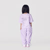 KIDS BASIC LOGO PANTS LIGHT PURPLE