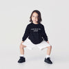 KIDS BASIC LOGO LONG SLEEVE T-SHIRT BLACK