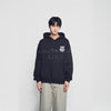 GRUNGE REVERSAL LOGO HOODIE BLACK