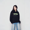 RETRO STAR LOGO HOODIE BLACK