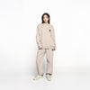 [acmé de la vie X HOSHI] BOX BASIC LOGO JOGGER PANTS ESSENTIAL BEIGE