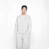 [acmé de la vie X HOSHI] PIGMENT BASIC LOGO SWEATSHIRT LIGHT GRAY