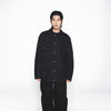 OVERSIZE FOUR POCKET WORK JACKET BLACK