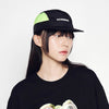THREE TONE CAMP CAP BLACK