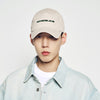 TUFT EMBROIDERY LOGO BALLCAP LIGHT BEIGE