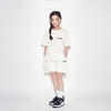 KIDS BLADE LOGO SHORT PANTS CREAM