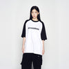 CONNECT LOGO RAGLAN SHORT SLEEVE T-SHIRT BLACK
