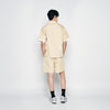 OVERSIZE RIPSTOP SHORT SLEEVE SHIRTS MUSTARD