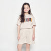 KIDS ARCHIVE LOGO SHORT SLEEVE T-SHIRT ESSENTIAL BEIGE