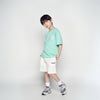 KIDS MIX TYPE GRAPHICS SHORT SLEEVE T-SHIRT EMERALD