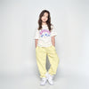 KIDS STAR RABBIT SHORT SLEEVE T-SHIRT CREAM
