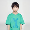 KIDS SOLO RABBIT ALIEN SHORT SLEEVE T-SHIRT LIGHT GREEN