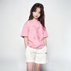 KIDS SOLO RABBIT ALIEN SHORT SLEEVE T-SHIRT LIGHT PINK