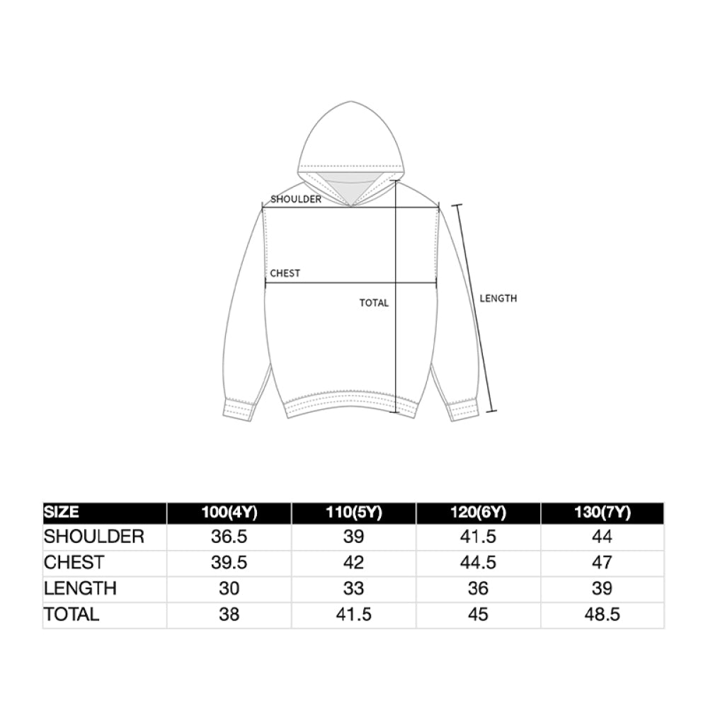 KIDS BOX BASIC LOGO HOODIE ZIP UP ESSENTIAL BEIGE – ADLV Australia