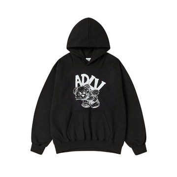 ADLV PIGGYBACK HOODIE ESSENTIAL BLACK