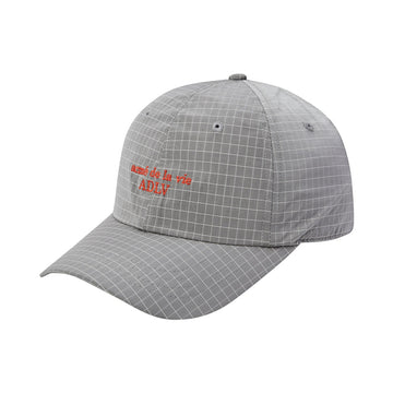 CHECK RIPSTOP STRING BALLCAP LIGHT GRAY