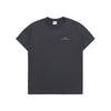 [acmé de la vie X HOSHI]  UPSIDE DOWN BASIC LOGO SHORT SLEEVE T-SHIRT CHARCOAL