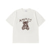 DRAWING BEAR SHORT SLEEVE T-SHIRT CREAM