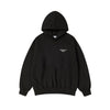BORDER LINE BASIC LOGO HOODIE BLACK