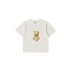 KIDS BLOCK BEAR SHORT SLEEVE T-SHIRT-CREAM