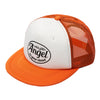ADLV ANGEL TRUCKER BALL CAP ORANGE