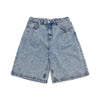 POINT LOGO POCKET DENIM SHORT PANTS LIGHT BLUE