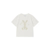 KIDS SOLO RABBIT ALIEN SHORT SLEEVE T-SHIRT CREAM