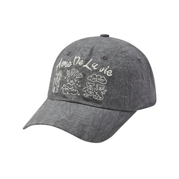 TIE DYEING GRAFFITI BALLCAP BLACK