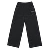 BASIC LOGO NYLON SET UP PANTS BLACK