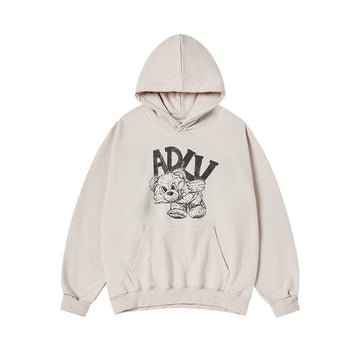 ADLV PIGGYBACK HOODIE ESSENTIAL BEIGE