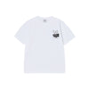 NEWSPAPER RABBIT SHORT SLEEVE T-SHIRT WHITE