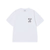 INK STAMP LOGO SHORT SLEEVE T-SHIRT WHITE