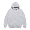 [acmé de la vie X HOSHI]  ROUND SCRIPT BOUCLE LOGO HOODIE GREY