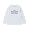 DANCING BEAR LONG SLEEVE T-SHIRT WHITE