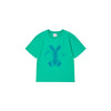 KIDS SOLO RABBIT ALIEN SHORT SLEEVE T-SHIRT LIGHT GREEN