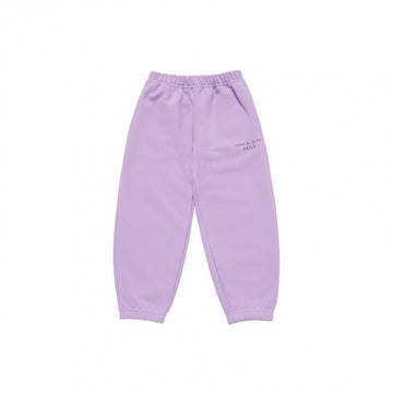KIDS BASIC LOGO PANTS LIGHT PURPLE
