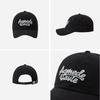 ROPE EMBROIDERY LOGO BALLCAP BLACK