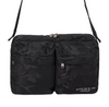 CAMOUFLAGE SQUARE CROSS BAG BLACK